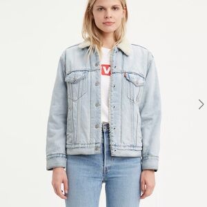 LEVI'S® SHERPA TRUCKER JACKET WITH JACQUARD™ BY GOOGLE